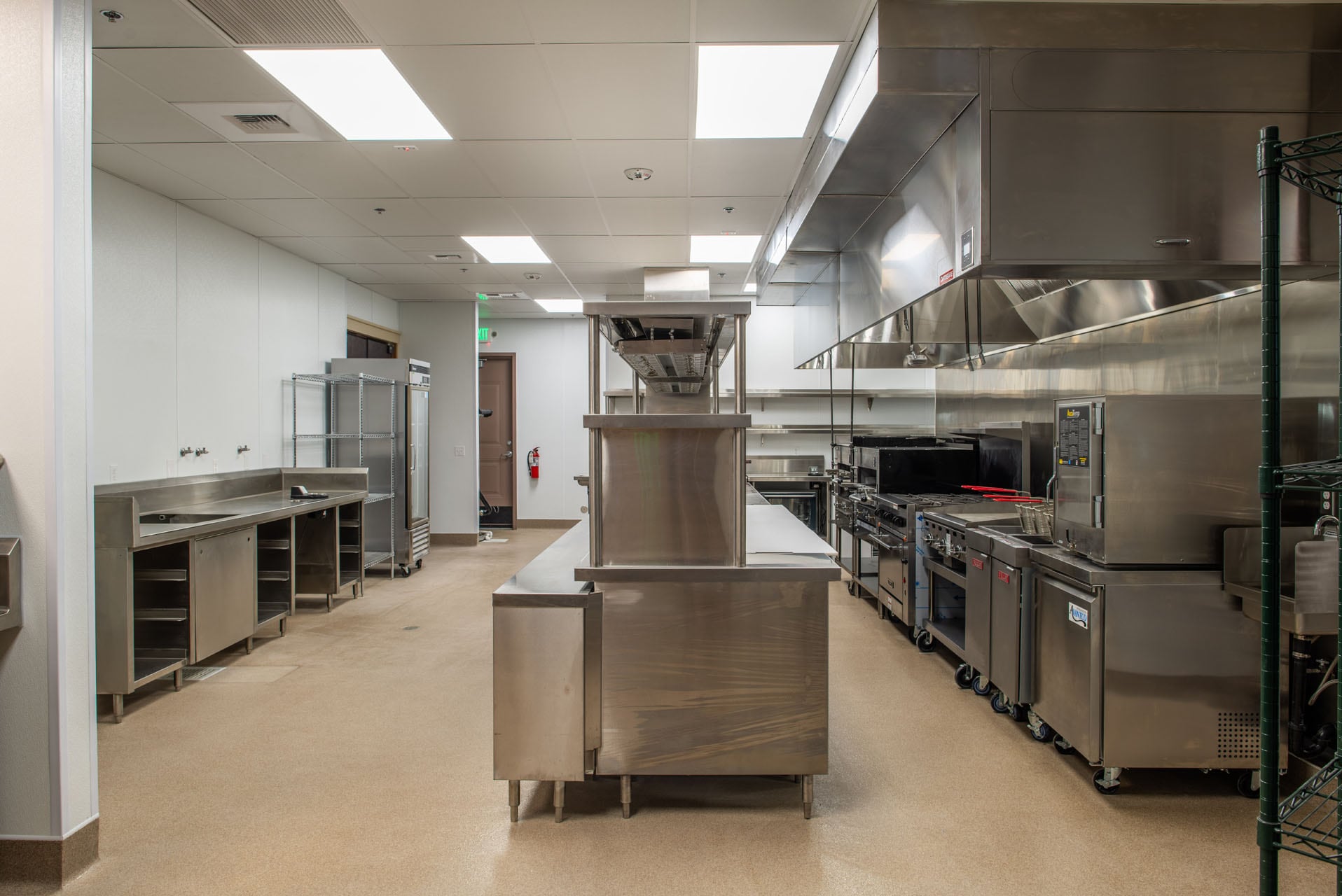 meadows at inglewood steakhouse location interior kitchen line cook area